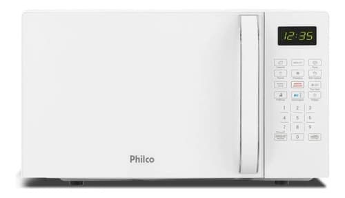 Micro-ondas Philco 20l Branco Pintura Limpa Fácil Pmo23b 220v - 1