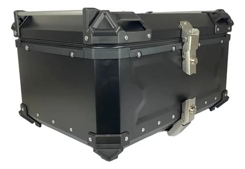 Bau Moto Bauleto Universal 65l Traseiro Para 2 Capacetes Preto - 3