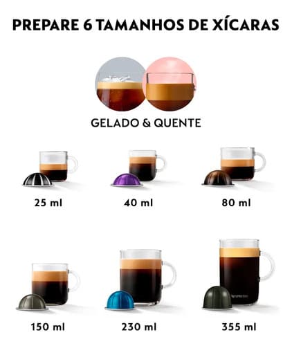 Cafeteira Nespresso Vertuo Pop Azul Pacífico 127v - 10