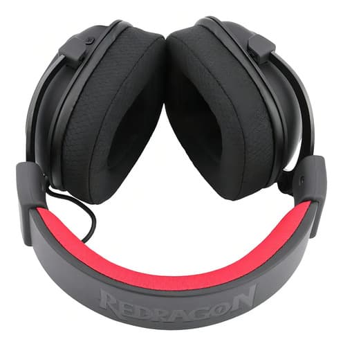 Headset Gamer Redragon H510-pro Zeus Rgb Wireless 7.1 53mm Preto (novo Com Caixa Aberta) - 5