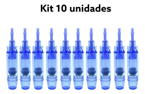 10 Cartuchos 36 Agulhas Dr Pen A1 M5 M7 A6 Mym Dermapen N2 - 6