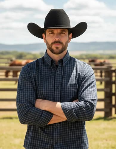 Chapéu Pralana Arizona Vi Rodeio Sertanejo Country Aba 10 Preto G Lisa - 3