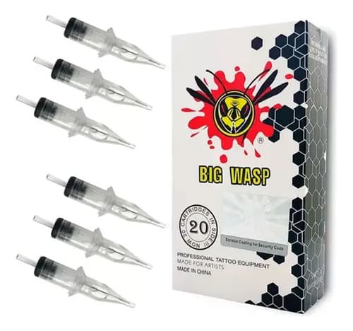 Caixa 20un Cartucho Com Agulha 05rl Tattoo Micro Pigmentacao 1205 05rl - 2