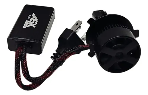 Kit Led Premium 18000lm H4 9v-100v 100w 6000k Asx1204 H4 Preto Branco-frio - 6