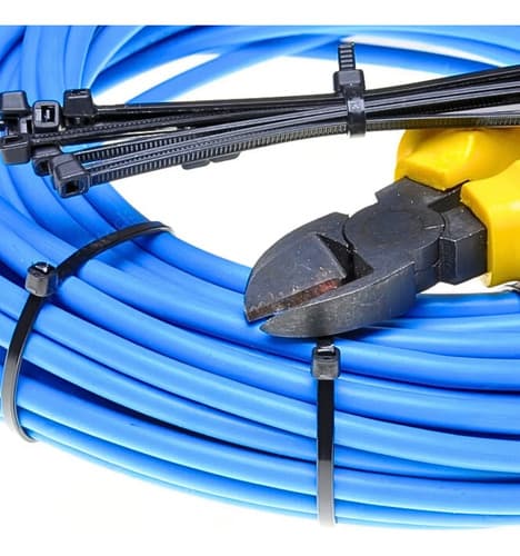 Cinta Plástica Fita Braçadeira Nylon Enforca Gato 40cm 100un Preto - 3
