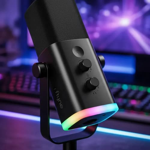 Microfone Fifine Usb/xlr Am8 Dinâmico Cardioide Cor Preto - 11
