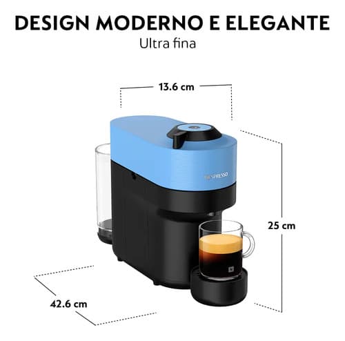 Cafeteira Nespresso Vertuo Pop Azul Pacífico 127v - 8