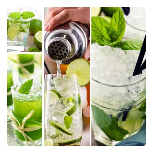Kit Coqueteleira Inox Socador Batida Caipirinha + Brinde Pra Prateado - 7