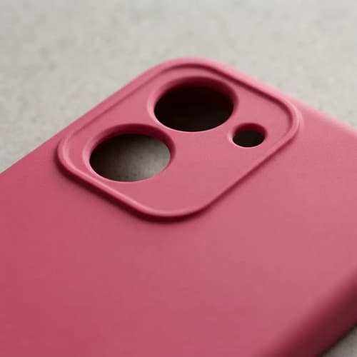 Capa Silicone Aveludada Compatível Moto G06 Pink - 2