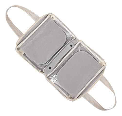 Pasta Mostruário Pano No Formato Bolsa Para Jóias Bege - 2
