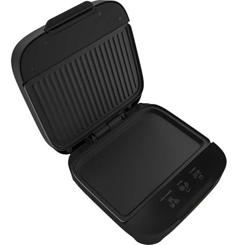 Grill Sanduicheira Cadence San400 Elétrica Chapa Misteira Tostex Tostequeira Hambúrguer Click Preto 127v - 1