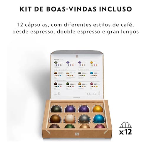 Cafeteira Nespresso Vertuo Pop Preto Clássico 220v - 5