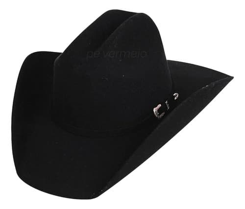 Chapéu Pralana Arizona Vi Rodeio Sertanejo Country Aba 10 Preto G Lisa - 6