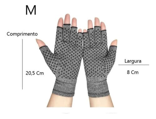 Luvas De Compressão Para Artrite Reumatoide Munhequeira M - 1