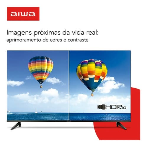 Smart Tv Aiwa 32 Android Hd Borda Ultrafina Hdr10 Dolby Áudio Aws-tv-32-bl-02-a (novo Com Caixa Aberta) - 3
