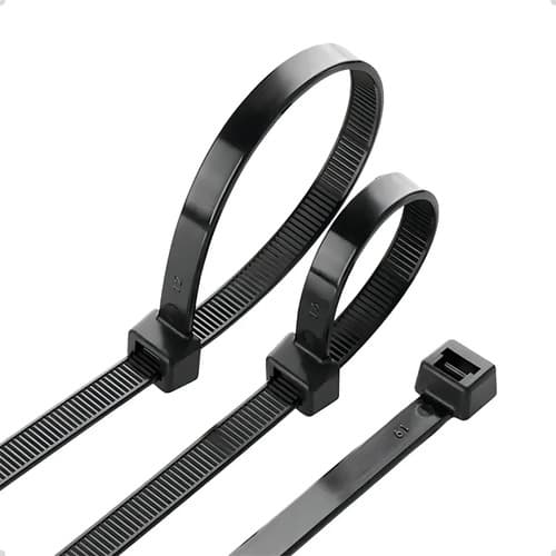1000 Abraçadeiras Enforca Gato Nylon 20 Cm X 2,5mm Cor Preto - 3