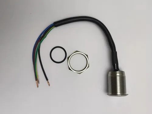 Kit 2 Botão Liga/desliga Aprova D'agua Led E Chicote 22mm Kit 2 Unidades 2 Unidade 12v 24v - 4
