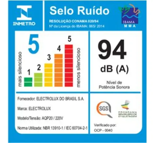 Electrolux Acqua Power Aqp20 3011ahbr510 11 L Preto/laranja 220v - 12