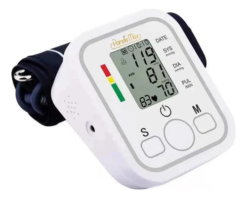 Tensiômetro Digital De Braço Vovô Saúde Braco Memória 99 Resultados Branco - 9