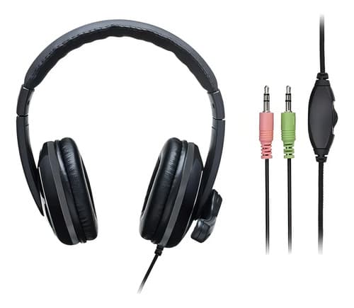 Headset Pro P2 Preto E Cinza Multilaser Ph316 - 4