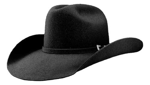 Chapéu Pralana Arizona Vi Rodeio Sertanejo Country Aba 10 Preto G Lisa - 1