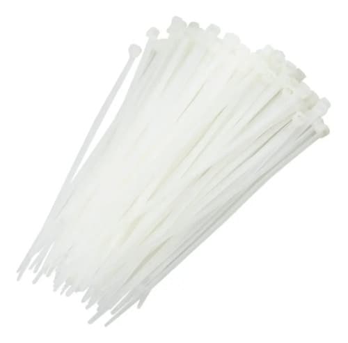 Kit Abraçadeiras Nylon Enforca Gato 4,6mm X 300mm - 100 Unid Cor Branca - 1