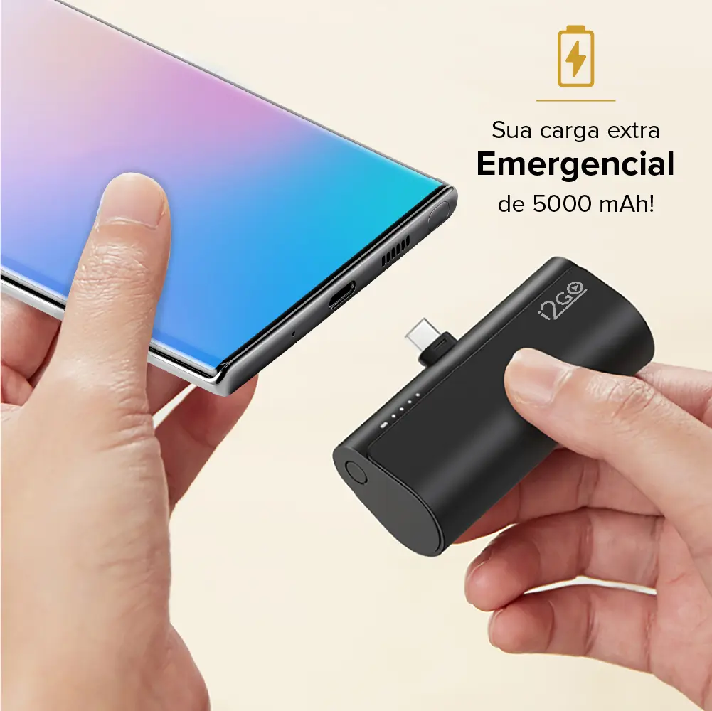 Carregador Portátil Power Bank Pocket I2go 5000mah Usb-c - 2