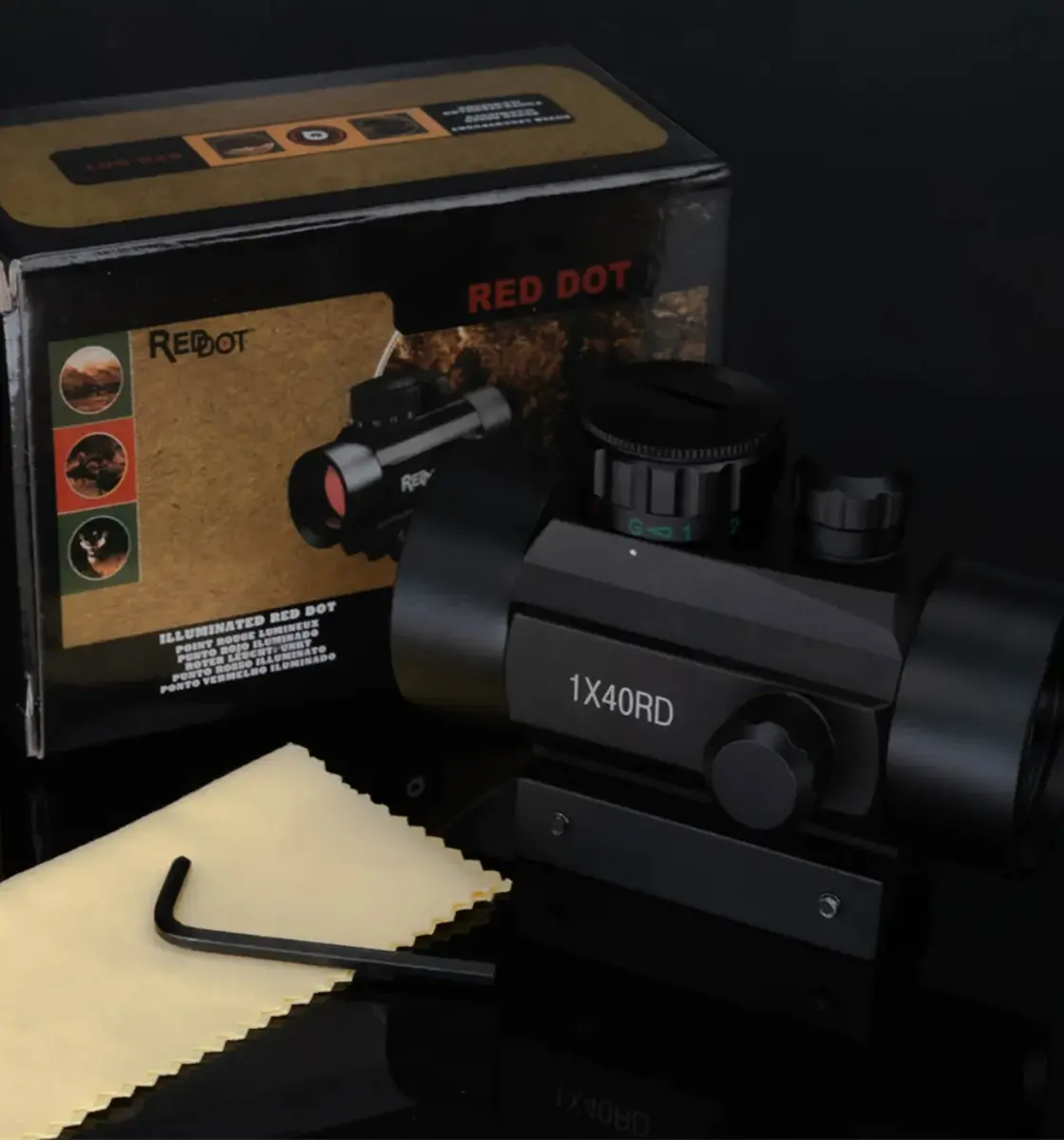Cbc Red Dot 1x40 Aparelho De Pontaria Para Airsoft 11mm - 2