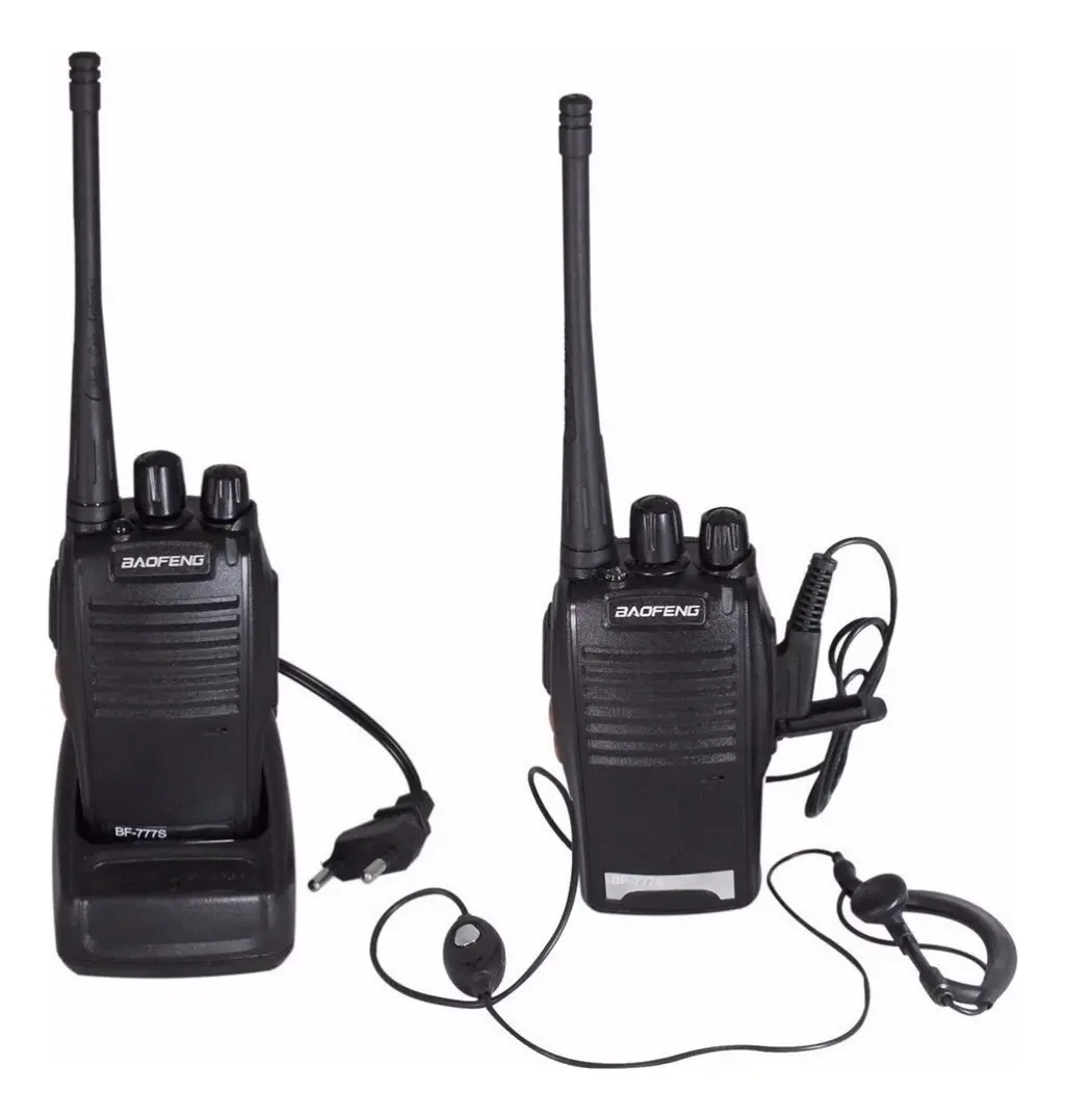 Kit 2 Radio Comunicador Walk Baofeng 777s Alcance 9km - 1