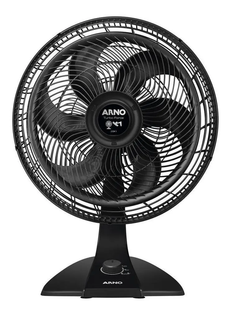 Ventilador Arno Turbo Force 2 em 1 Preto VF42 127V - 1