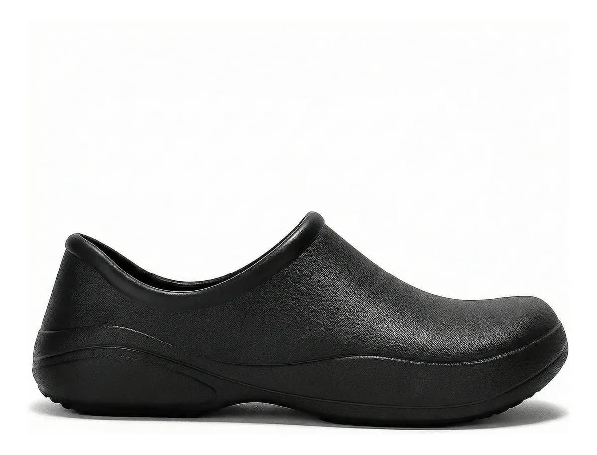 Sapato Profissional Babuche Cozinheira Fechado Enfermagem PRETO TAMANHO 38 BR - 1
