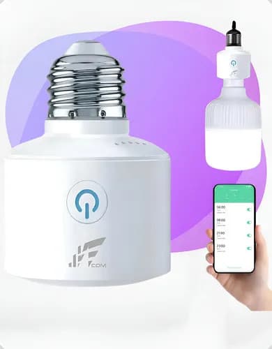 Soquete Inteligente Wi-fi Bocal Lâmpada Smart Google Alexa - 1