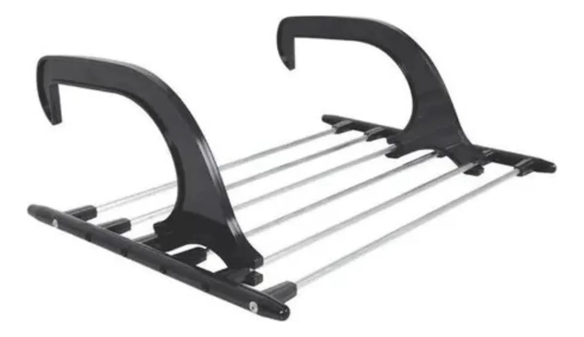 Varal Portátil Portas Janelas Box Apartamento Prático 80cm - 1