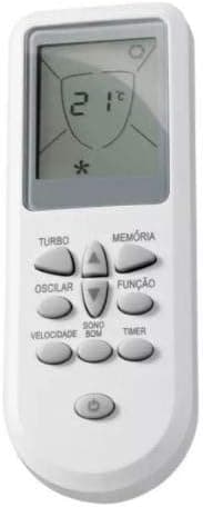 Kit 2 Controles Remotos P Ar Condicionado Consul Compatível Branco FBG-7049 - 1