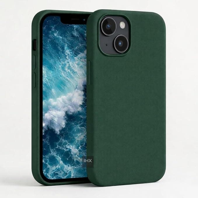 Capinha Anti Impacto Aveludad Compativel Para iPhone 13 Mini Verde Lisa - 1