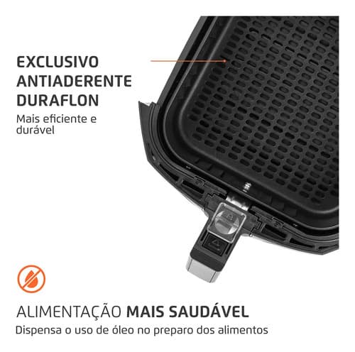 Fritadeira Air Fryer Mondial Family 4l Afn-40-bfs Preto 127v - 6