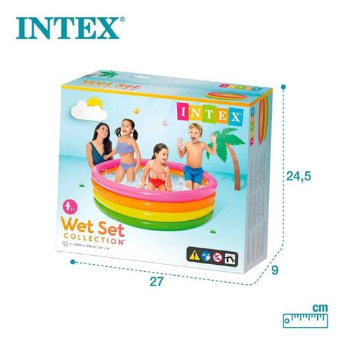 Piscina Inflável Infantil Sunset 780 Litros Intex 56441 Colorful - 8