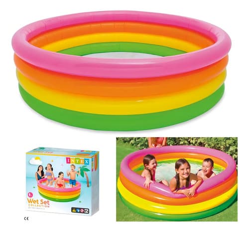 Piscina Inflável Infantil Sunset 780 Litros Intex 56441 Colorful - 4