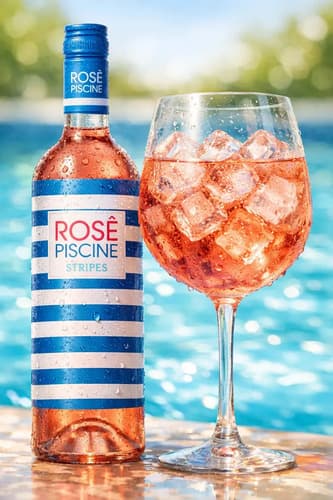 Vinho Francês Rosé Piscine Stripes Garrafa 750ml - 5