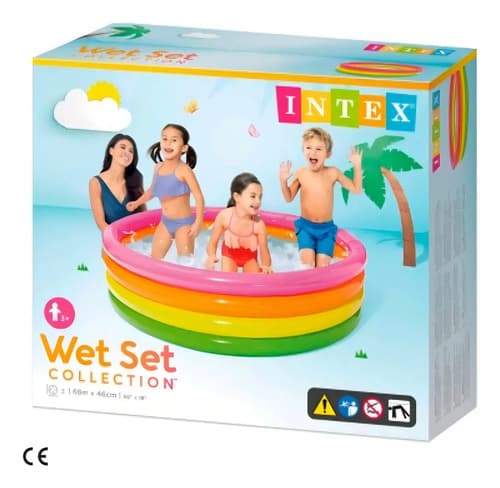 Piscina Inflável Infantil Sunset 780 Litros Intex 56441 Colorful - 5