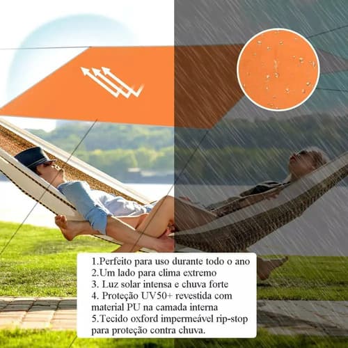 Joyfox Tenda Gazebo Con Estacas 2.1x3x3m Cor Laranja - 4