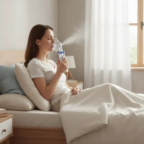 Nebulizador Ultrassônico Portátil Silencioso 20ml Mesh Branco Usb/pilhas - 5