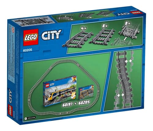 Lego 60205 Cidade Trilhos Retas Curvas Construção 20 Pçs - 4