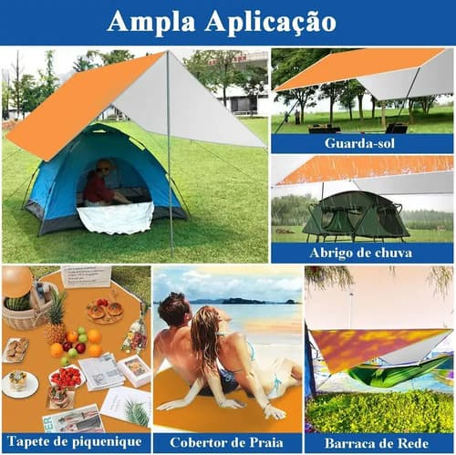 Joyfox Tenda Gazebo Con Estacas 2.1x3x3m Cor Laranja - 3