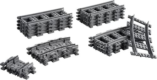 Lego 60205 Cidade Trilhos Retas Curvas Construção 20 Pçs - 7