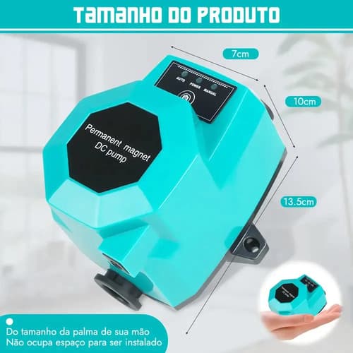 Bomba Pressurizadora Água Silenciosa 120w 40l/min 110/220v 127/220v - 4