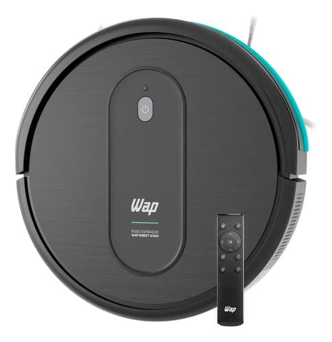 Robô Aspirador De Pó Wap Robot W400 Autorrecarga E Controle Preto 127/220v - 1