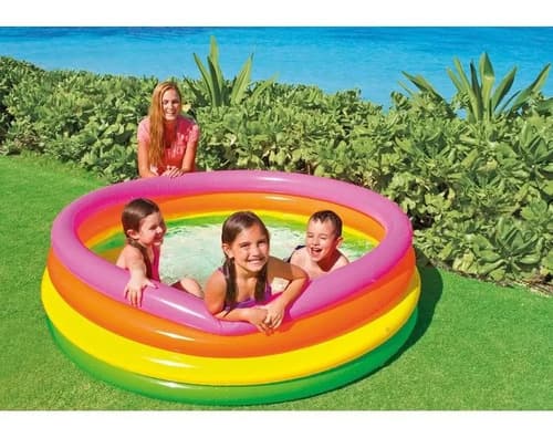 Piscina Inflável Infantil Sunset 780 Litros Intex 56441 Colorful - 2