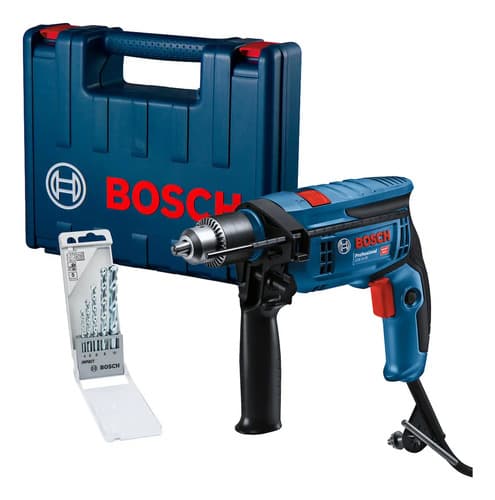 Furadeira Impacto 1/2 Pol 750w Gsb13re Com Maleta + Kit 127v - 1