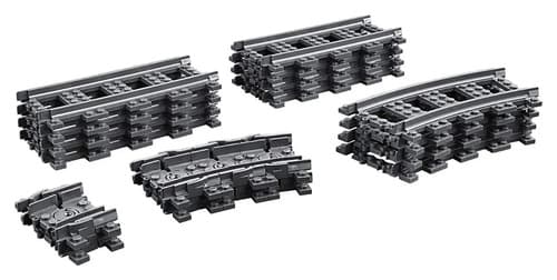 Lego 60205 Cidade Trilhos Retas Curvas Construção 20 Pçs - 6